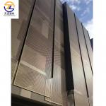 Hotel Aluminium Tile Ceiling Powder Coated 1.5mm Aluminum Plate Cladding for sale