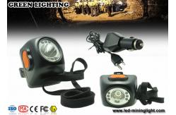 China 234G IP68 black led miners lamp , USB charge led mining headlamp CE Certification supplier