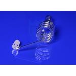 Clear Spiral Polishing Quartz Tubes Od 3mm Fused Silica For Heater for sale