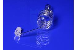 China Clear Spiral Polishing Od 3mm Quartz Tubes Fused Silica For Heater supplier
