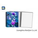 0.6mm PET Material Personalized Spiral Notebooks  3D Lenticular Stationery