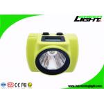 800mA Cordless Cap Lamp 18000lux 6.8Ah Panasonic Li Ion Battery OLED Screen Rechargeable Miner Headlight Silicone ABS for sale