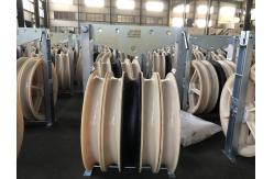 China 40KN MC Nylon Stringing Pulleys Bundled Conductor Pulley For Transmission Line supplier
