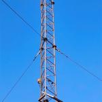 Steel Bar Triangular Radio Telecom Guyed Wire Tower for sale