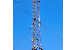 China Steel Bar Triangular Radio Telecom Guyed Wire Tower supplier