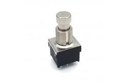 China 3PDT Guitar Foot Switch 17mm Footswitch 9 Pin  Wire Terminal supplier