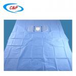 Sterile Medical Drapes Blue Ophthalmology Surgical Drape for Eye Procedures for sale