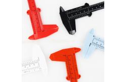 China 0-150mm Measuring Ruler Double Foot Plastic Vernier Caliper supplier
