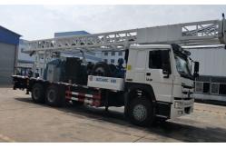 China COMMINS Diesel Engine 400m 6X6 Truck Mounted Drilling Rig supplier