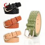 Alloy Needle Buckle Ladies Leather Belt No rust Customized logo for sale