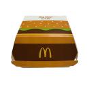 Fast Food Takeaway Eco-Friendly Kraft Burger Box with Customized Design and Paperboard Liner type for sale