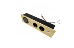 China Embedded Alloy Conference Table Socket With Switch 1 Year Warranty supplier