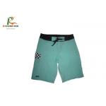 Aquamarine Blue Kids Swim Shorts , Sublimated Printing Boys Bathing Suits for sale