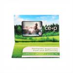 Light Control LCD Video Business Cards For Invitation WMA MP3 Music Format for sale