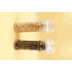 Food Grade Ceramic 110ML Transparent Rock Salt Grinder for sale