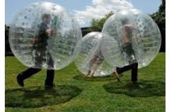 China 1.5m Transparent Body Zorbing Inflatable Bumper Ball For Adults supplier