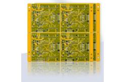 China Yellow Lead Free PCBA SMT 6 Layer PCB Fabrication Tin Spraying Process supplier