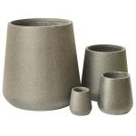 Handmade Character Fiber Clay Planter Weather Resistant For Home Garden