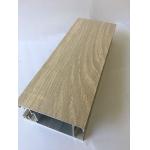 6m Wood Finish Aluminium Profiles Shape Customized For Decoration