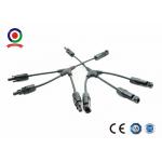 Low Smoke Emission Solar Branch Connector 1000VDC With Solar Cable 4mm2 for sale