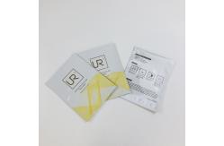 China Custom Resealable three side flat mylar Frosted Plastic  lotion cream sachet Bag supplier