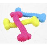 TPR ChewRubber Squeaky Dog Bone Toys Aggressive Chewers