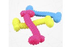 China TPR ChewRubber Squeaky Dog Bone Toys Aggressive Chewers supplier