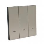UK Square Box Smart Zigbee Light Switch Plastic Full Panel for sale