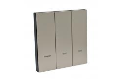 China UK Square Box Smart Zigbee Light Switch Plastic Full Panel supplier