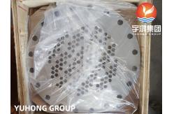 China STAINLESS STEEL TUBESHEET PLATE MADE ASTM A240 SS316L CUSTOMIZED supplier