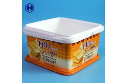 China 121mm Plastic IML Tubs With Handle Custom Logo supplier