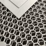 Decorative Hexagonal Perforated Aluminium Mesh Metal Cladding for sale