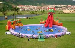 China Fantasy Dragon Slide Pool Water Park For Kids supplier