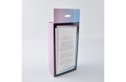 China Custom Cosmetic Packaging Boxes Makeup Brush Packaging Luxury with Clear Window Hook supplier