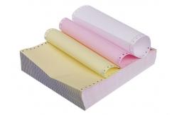 China 210mmx101mm 80 CB White CMYK Continuous Computer Printing Paper supplier