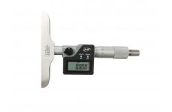 China Digital Depth Micrometer 0-300mm with Interchangeable Rods for Wide Measurement supplier