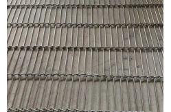 China 304SS Flat Flex Enrober Conveyor Wire Mesh Belt For Chips Frying supplier