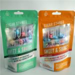 3.5g 7g 14g Holographic Film Stand Up Pouch Packaging for sale