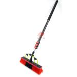 3.6/5.4/7.2/10/12 Aluminum Telescopic Solar Panel Cleaning Brush Window Cleaning for sale