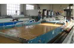 China Conical Two Screw Extruder , Wood Plastic Composite / PVC Extruder supplier