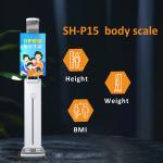 Touch Screen Body Bmi Index Weight Height Scale Thermal Automatic Printing for sale