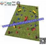 PVC tarpaulin Inflatable Paintball Bunker , Inflatable Bunkers Paintball for sale