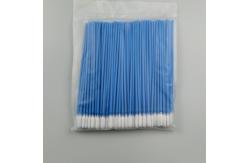 China Blue Handle Foam Cleaning Swabs Jewelry Fine Powders Remove supplier