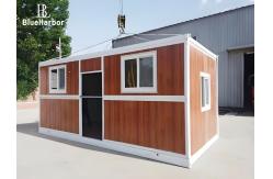 China Light Steel Prefab Flat Pack Container House Folding for Camping supplier