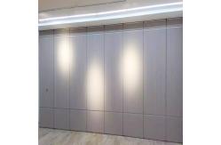 China Melamine Board Movable Partition Walls , Conference Room Folding Sliding Partition Doors supplier