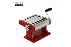 China Shule Multifunctional Manual Pasta Maker Red 150mm Homemade Pasta Maker supplier