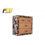 Strong Structure Cardboard Box Furniture , Customized Logo Cardboard Display Furniture for sale