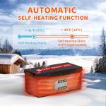12.8v Solar Ion Phosphate Lithium RV Battery 200ah 300Ah 400ah Pack OEM