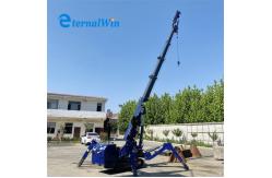 China Euro 5 Diesel Engine Crawler Crane Mini Spider Crane 3ton Load Capacity supplier