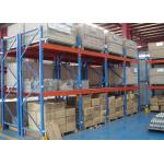 Multi Level Industrial Steel Storage Racks , Custom Size Metal Racking Systems for sale